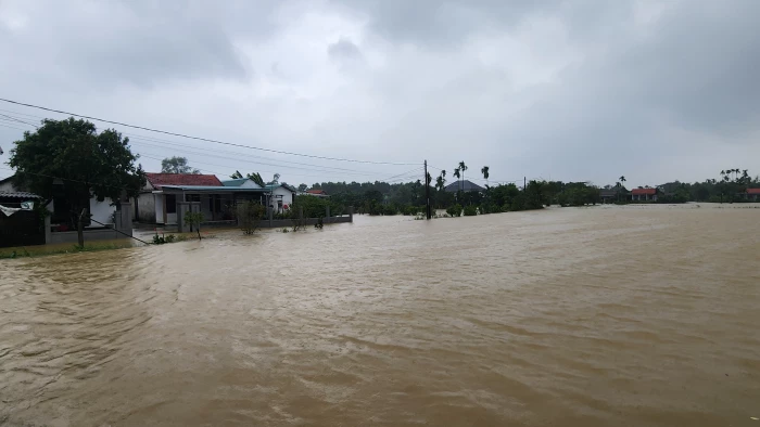Các xã vùng trũng phía Nam Quảng Trị chủ động ứng phó với mưa lớn