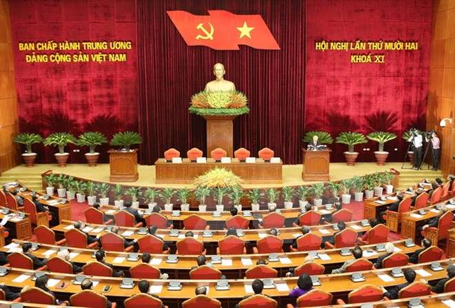 Toàn cảnh bế mạc Hội nghị. (Ảnh: Trí Dũng/TTXVN)