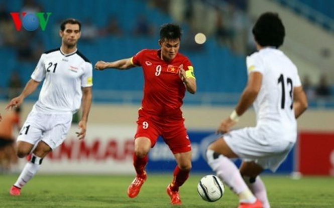 Công Vinh tiếp tục là ứng viên sáng giá cho danh hiệu QBV 2015. (Ảnh: Trọng Phú)