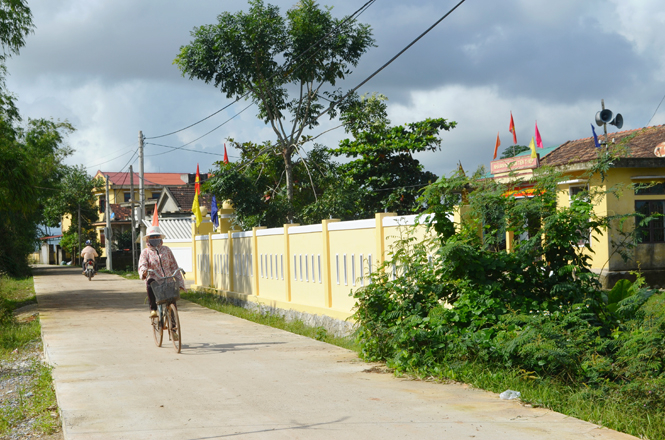 Một góc thôn Tiền Thiệp.