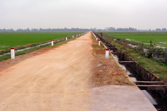 Giao thông và kênh mương nội đồng ở Quảng Ninh được đầu tư khá đồng bộ.
