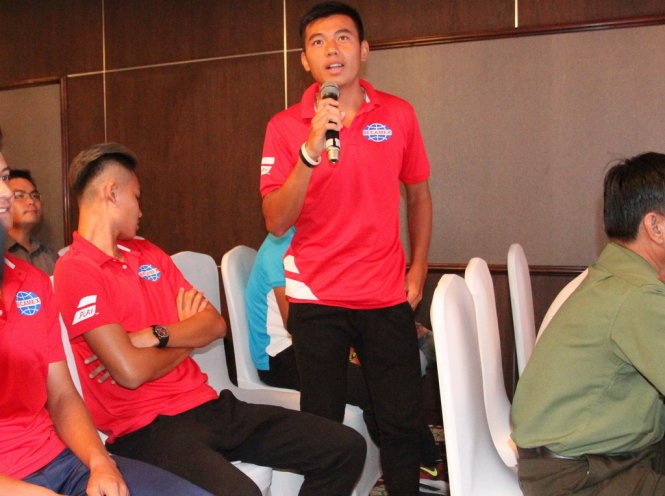  Lý Hoàng Nam tự tin bước vào giải Men’s Futures – Cúp Becamex 2016. Ảnh: T.P