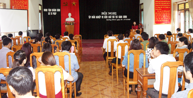 Toàn cảnh lớp tập huấn.