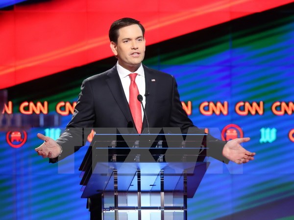 Thượng nghị sỹ Cộng hòa Marco Rubio đã tái đắc cử ghế Thượng nghị sỹ đại diện cho bang Florida. (Nguồn: AFP/TTXVN)