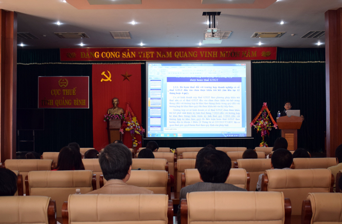 Hội nghị phổ biến, hướng dẫn doanh nghiệp các chính sách thuế mới