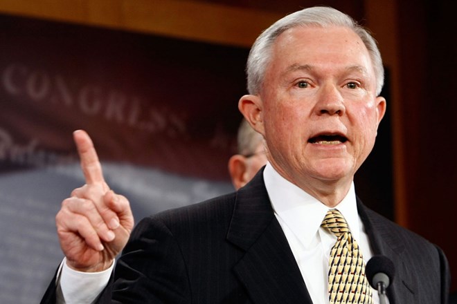 Bộ trưởng Tư pháp Mỹ Jeff Sessions. (Nguồn: Firstlook.org)Bộ trưởng Tư pháp Mỹ Jeff Sessions.