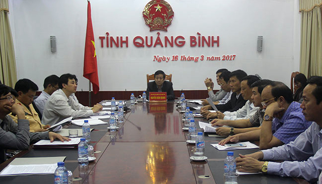 Toàn cảnh hội nghị tại điểm cầu tỉnh ta