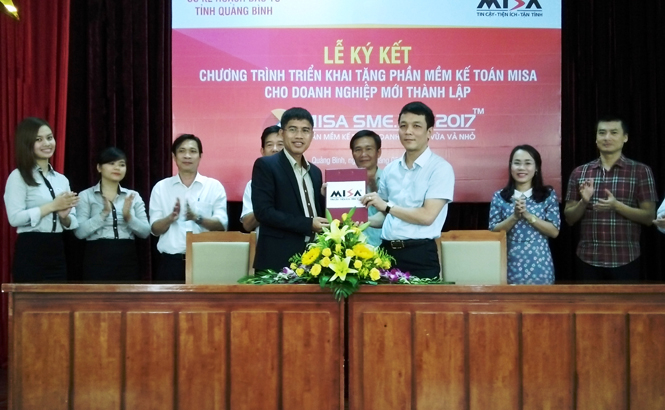 Sở Kế hoạch và Đầu tư cùng Công ty cổ phần MISA ký kết hợp tác hỗ trợ phần mềm kế toán cho doanh nghiệp mới thành lập