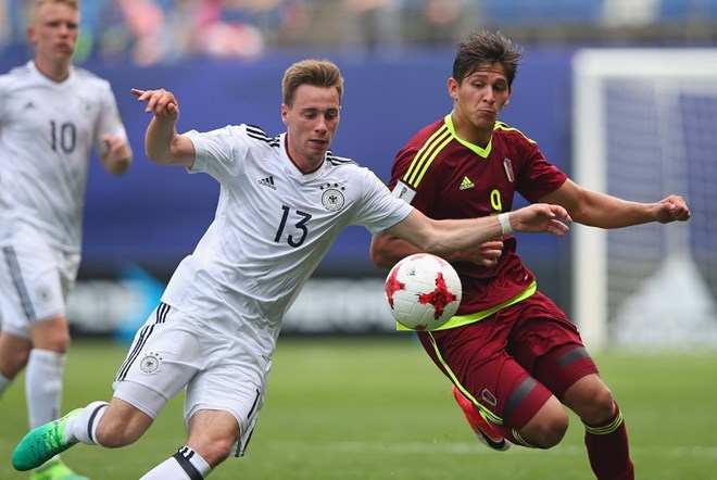  U20 Đức gặp khó, trong khi U20 Venezuela nhiều khả năng sẽ sớm đi tiếp. (Nguồn: Getty Images)