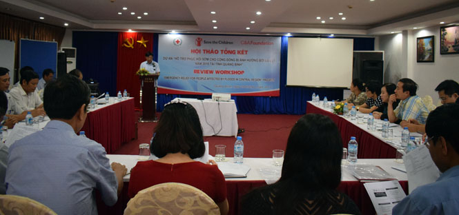 Báo cáo các hoạt động của dự án “Hỗ trợ phục hồi sớm cho cộng đồng bị ảnh hưởng bởi lũ lụt năm 2016 tại Quảng Bình” 