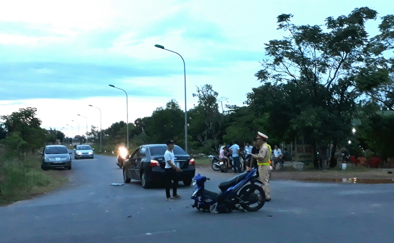 Hiện trường vụ tai nạn