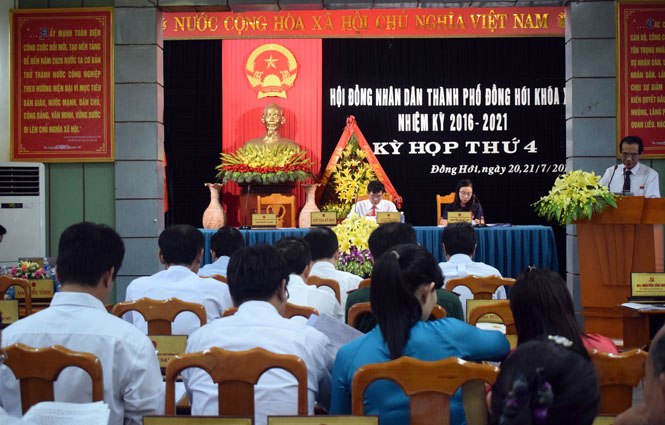 HĐND thành phố Đồng Hới tổ chức kỳ họp thứ 4- khóa XXI