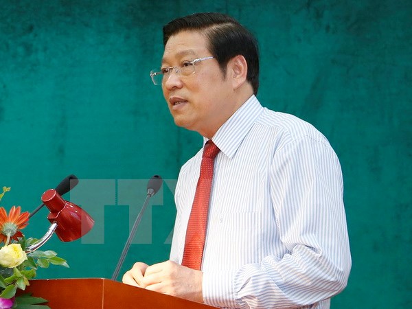 Phan Đình Trạc, Ủy viên Trung ương Đảng, Phó Trưởng ban Thường trực Ban Chỉ đạo Trung ương về phòng, chống tham nhũng. (Ảnh: Doãn Tấn/TTXVN)