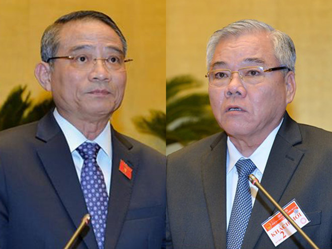 Ông Trương Quang Nghĩa và ông Phan Văn Sáu.