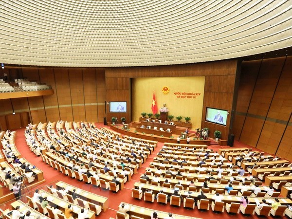 Quang cảnh Kỳ họp thứ 4, Quốc hội khóa XIV. (Nguồn: TTXVN)