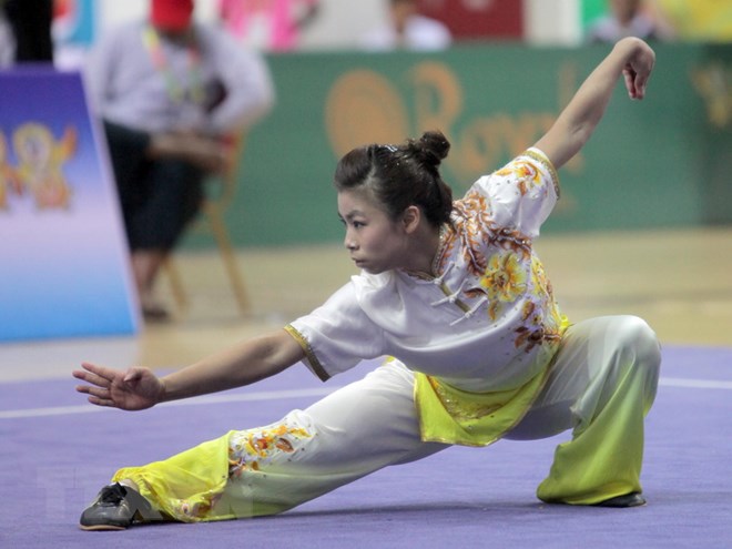 Phương Giang được kỳ vọng sẽ giành HCV ASIAD 2018. (Ảnh: Quang Nhựt/TTXVN)