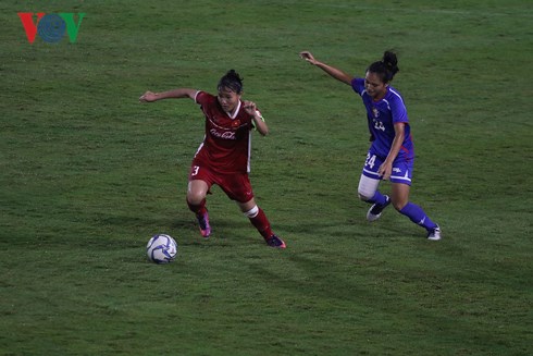ĐT nữ Việt Nam từng có 2 lần đánh bại ĐT nữ Đài Bắc Trung Hoa trước thềm ASIAD 2018. (Ảnh: Kim Anh)