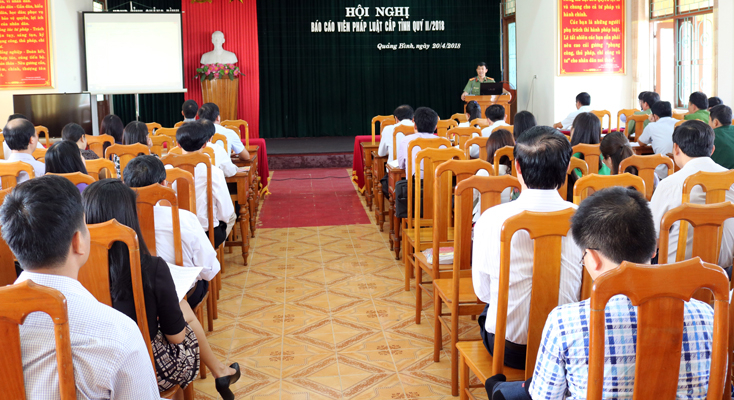 Công tác bồi dưỡng kiến thức pháp luật cho đội ngũ báo cáo viên pháp luật cấp tỉnh luôn được chú trọng.
