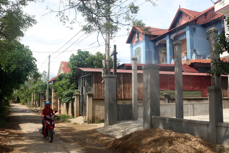 Bức tranh nông thôn mới Cảnh Hoá hôm nay. 