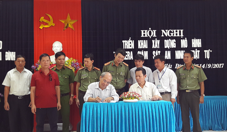 Mô hình “Camera giám sát ANTT” ở phường Hải Đình được đánh giá mang lại hiệu quả thiết thực trong công tác phòng, chống tội phạm.   