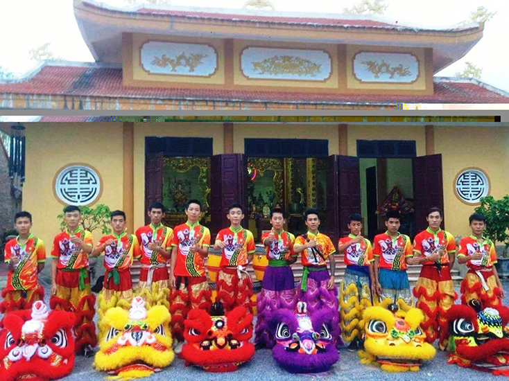 Đoàn múa lân sư rồng Nhật Anh Đường ra đời vào tháng 9-2017. 