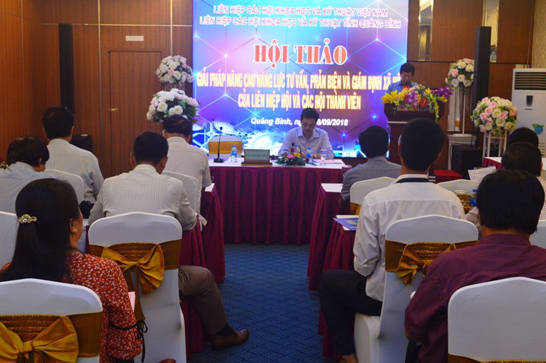 Toàn cảnh hội thảo nâng cao năng lực tư vấn, phả biện và giám định xã hội