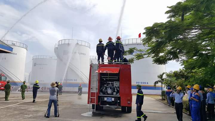 Lực lượng Cảnh sát PCCC-CNCH thường xuyên huấn luyện, diễn tập, sẵn sàng hoàn thành nhiệm vụ khi có tình huống xảy ra.