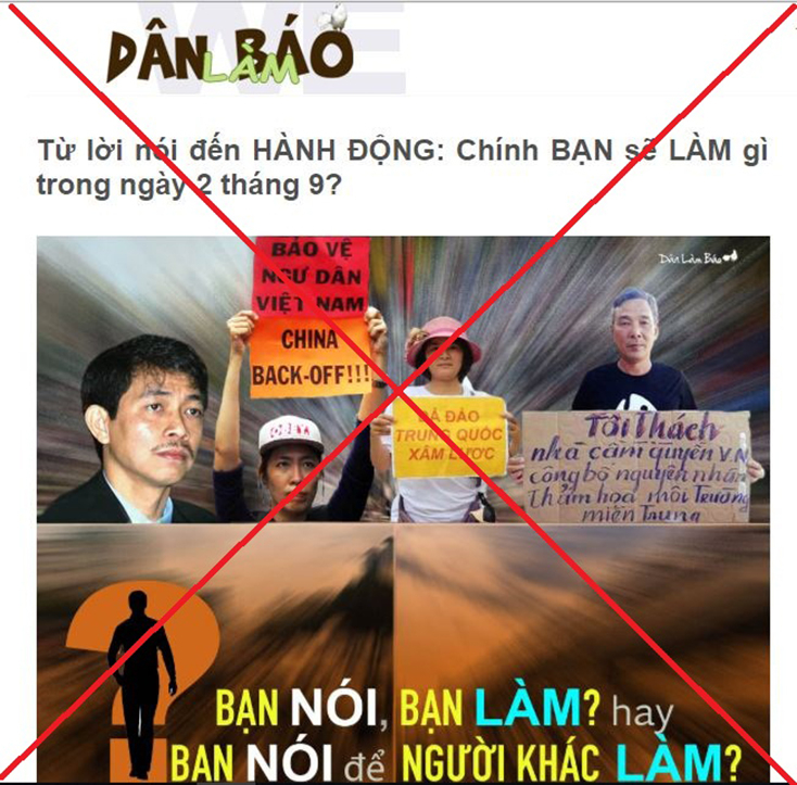 Các đối tượng thường dùng mạng xã hội để xuyên tạc, kêu gọi, kích động người dân khi có sự kiện chính trị quan trọng.