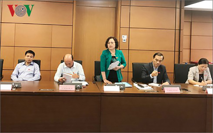 Bà Ngô Thị Minh, Phó Chủ nhiệm Ủy ban Văn hóa-Giáo dục-Thanh thiếu niên và Nhi đồng của Quốc hội 
