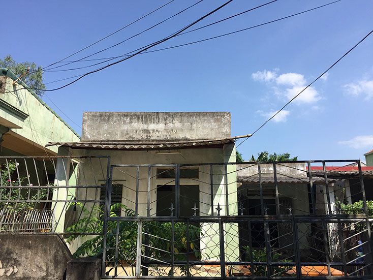 Căn nhà nơi xảy ra sự việc