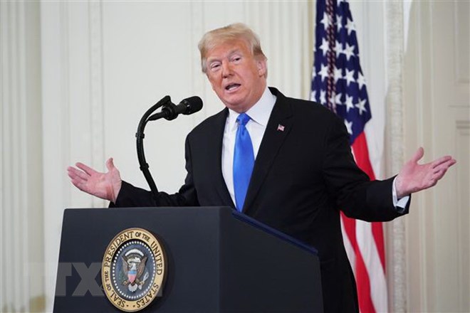 Tổng thống Mỹ Donald Trump. (Nguồn: AFP/TTXVN)