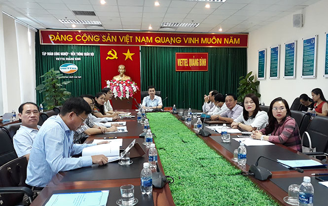 Hội nghị tại điểm cầu Quảng Bình