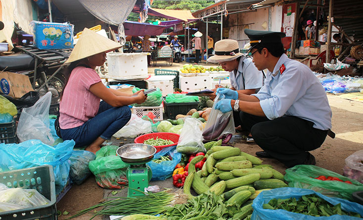 Chi cục QLCLNLTS tăng cường thanh tra, kiểm tra điều kiện bảo đảm chất lượng, ATTP các mặt hàng nông sản. 