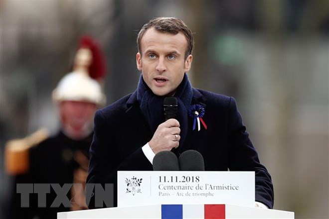 Tổng thống Pháp Emmanuel Macron. (Nguồn: AFP/TTXVN)