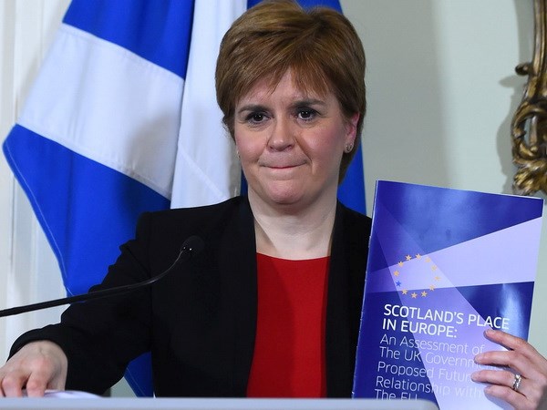 Bộ trưởng thứ nhất của Scotland Nicola Sturgeon. (Nguồn: Getty Images)