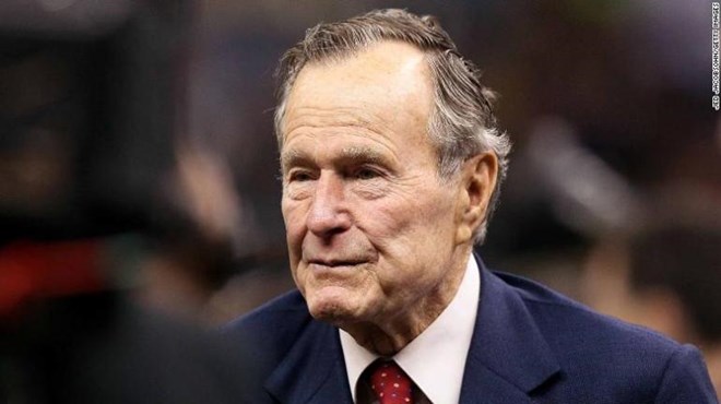 Cố Tổng thống George H.W Bush. (Nguồn: Getty Images)