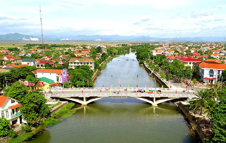 Diện mạo huyện Lệ Thủy ngày càng khởi sắc.