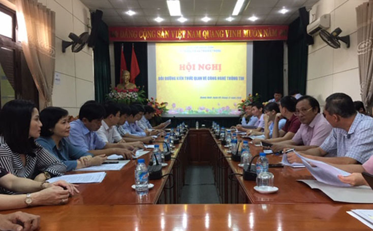 Các học viên tham gia lớp bồi dưỡng.
