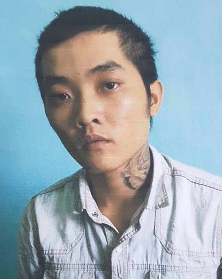 Đối tượng Cao Quang Cường tại cơ quan điều tra.