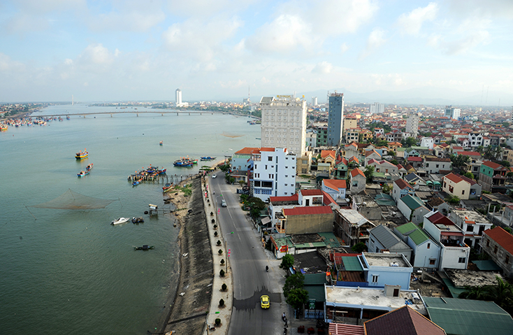 Thành phố Đồng Hới hôm nay. Ảnh: Bách Chiến