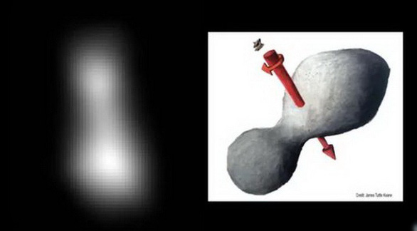 Vật thể Ultima Thule ở Vành đai Kuiper - Ảnh: NASA