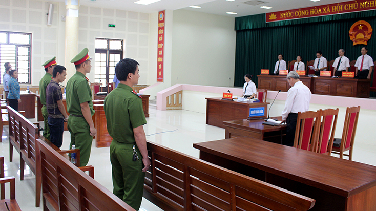 Các phiên tòa thực hiện theo lộ trình cải cách tư pháp luôn được TAND hai cấp tỉnh chú trọng hàng đầu nhằm nâng cao chất lượng xét xử.