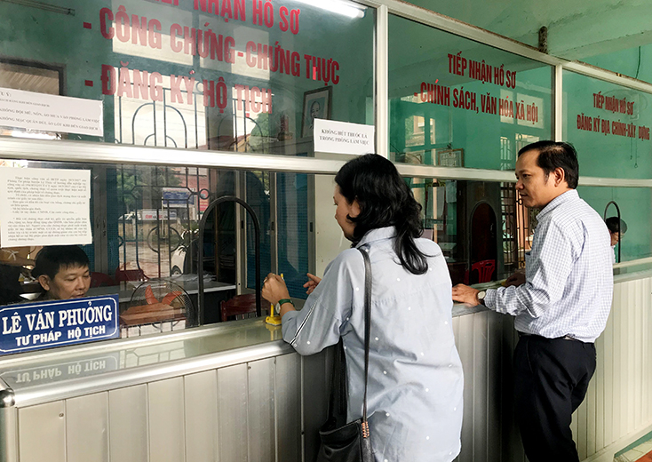 Cơ chế một cửa được thực hiện đồng bộ tại chính quyền các cấp trên địa bàn tỉnh.