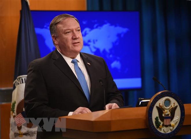 Ngoại trưởng Mỹ Mike Pompeo. (Ảnh: AFP/TTXVN)