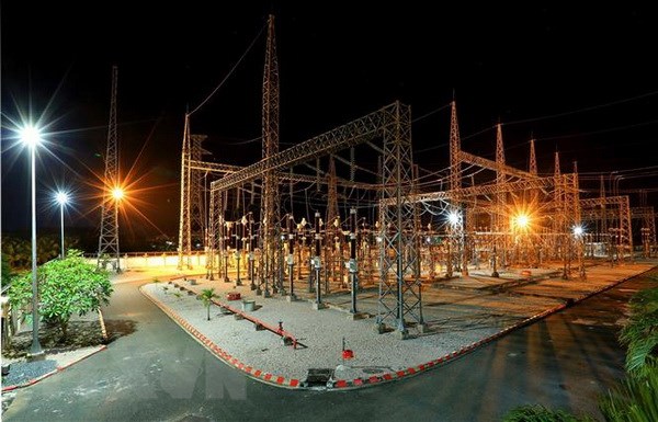 Các trạm biến áp 220kV dần được chuyển đổi sang mô hình trạm không người trực. (Ảnh: Ngọc Hà/TTXVN)