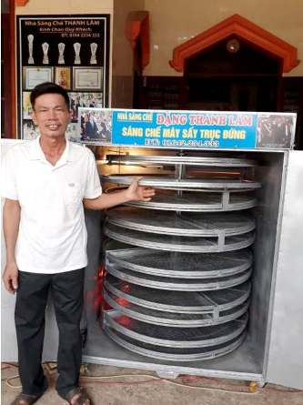 Anh Đặng Văn Lâm và sáng chế máy sấy trục đứng.	Tải