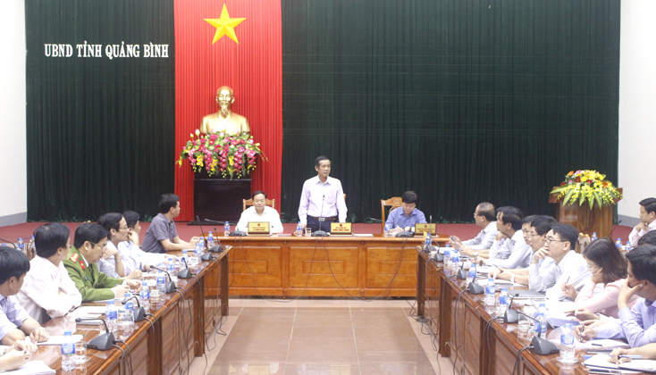 Đồng chí Trần Công Thuật, Chủ tịch UBND tỉnh kết luận hội nghị.
