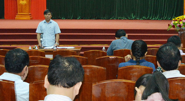 Đảng bộ huyện Bố Trạch chú trọng nâng cao chất lượng sinh hoạt chi bộ.