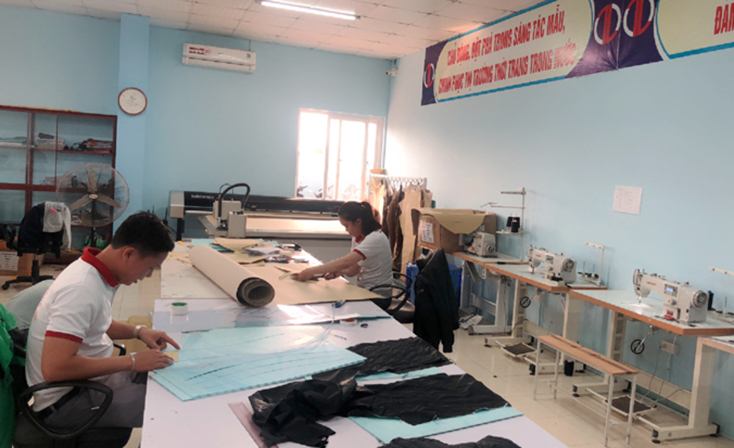 Công ty TNHH May Thăng Long luôn chú trọng đầu tư khâu sáng tạo sản phẩm.