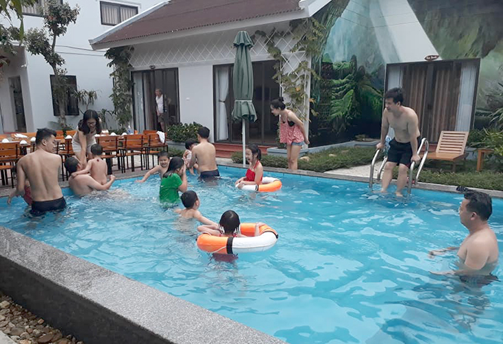 Rất nhiều du khách lựa chọn các homestay, farmstay ở Phong Nha-Kẻ Bàng để nghỉ dưỡng.